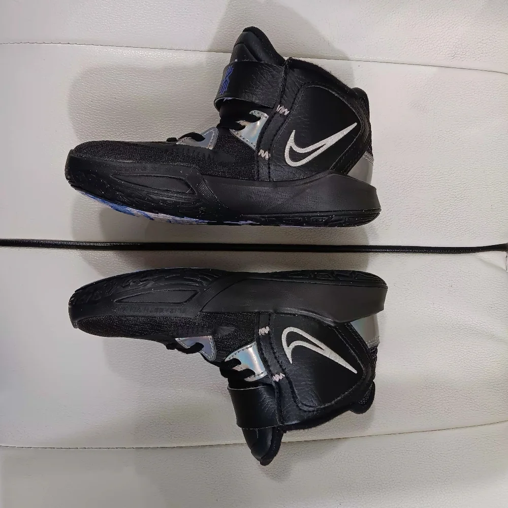 Nike Kids 11C Kyrie Infinity Black Casual Play School Everyday Shoes Unisex - Picture 2 of 9